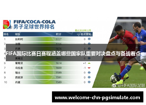 FIFA国际比赛日赛程涵盖哪些国家队重要对决盘点与备战看点 FIFA国际比赛日赛程涵盖哪些国家队重要对决盘点与备战看点